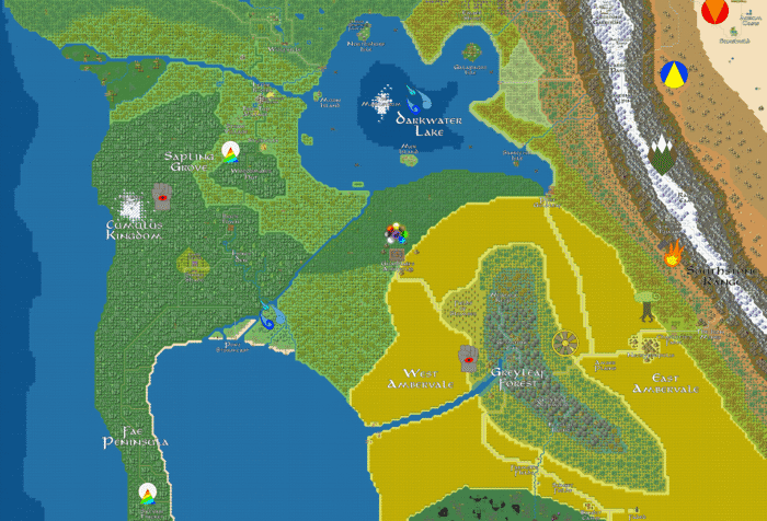 Religious Map of GrimmVale